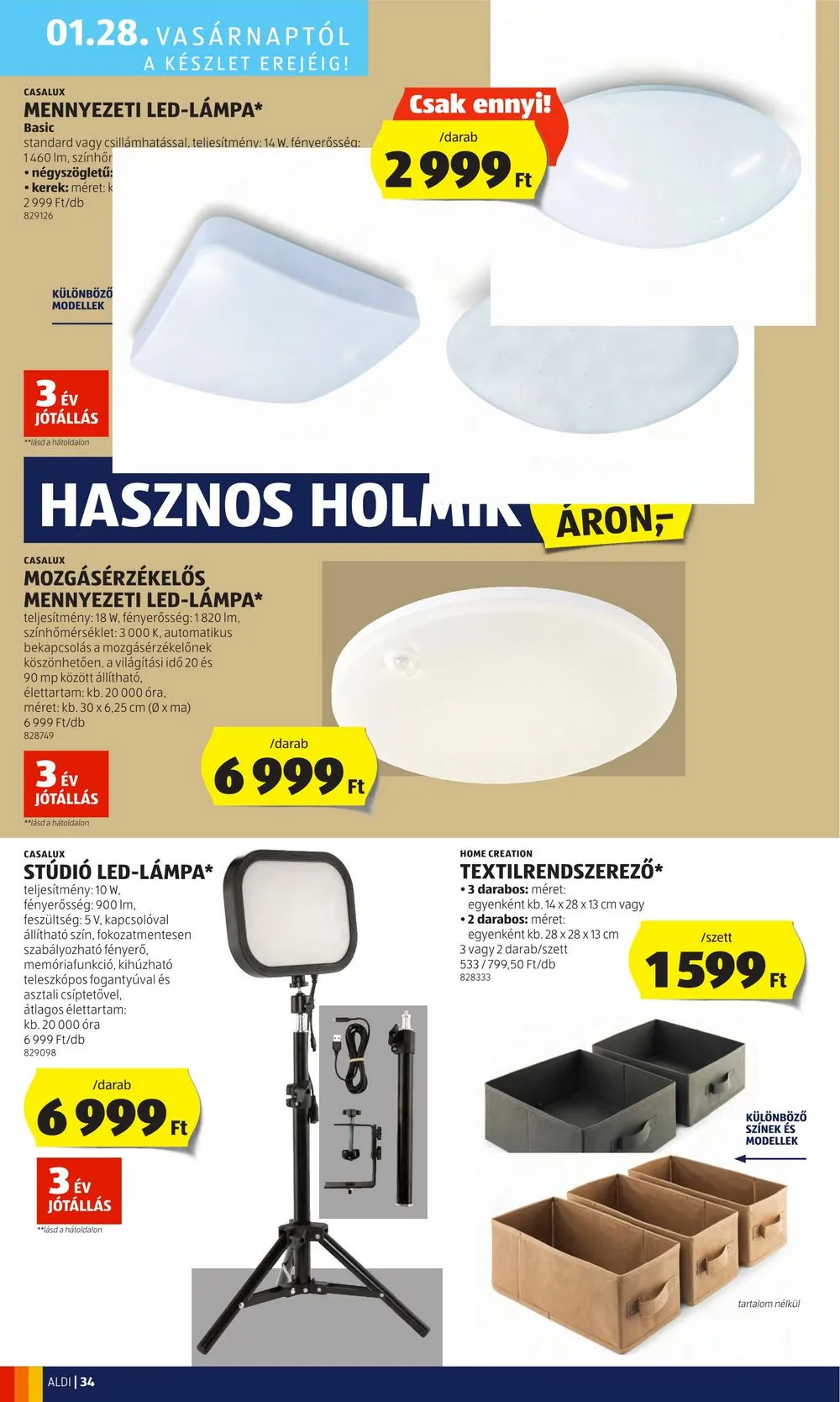 Aldi akciós újság 01.25–01.31 – 40. oldal