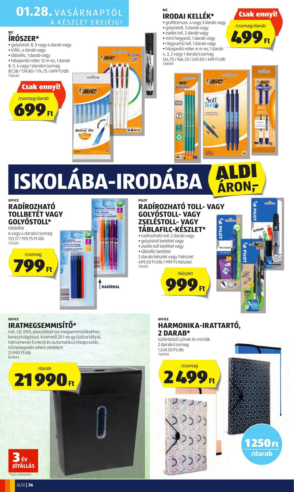 Aldi akciós újság 01.25–01.31 – 42. oldal
