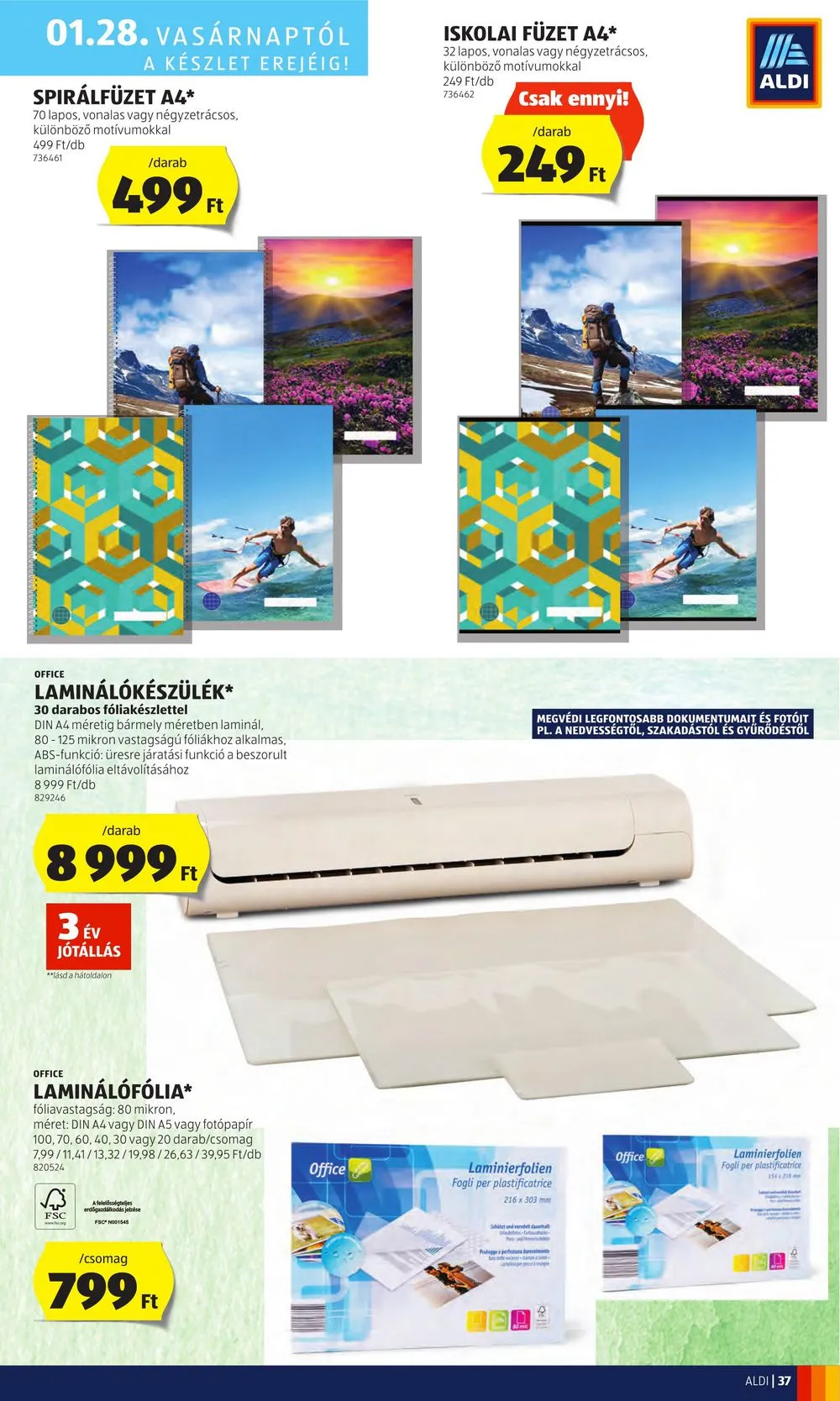 Aldi akciós újság 01.25–01.31 – 43. oldal