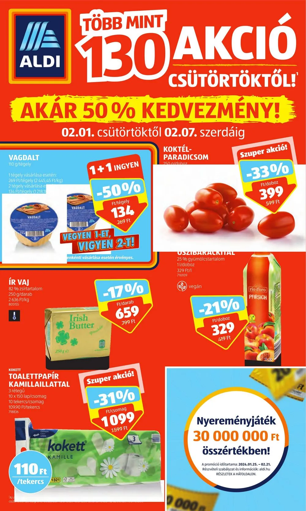 Aldi akciós újság 02.01–02.07