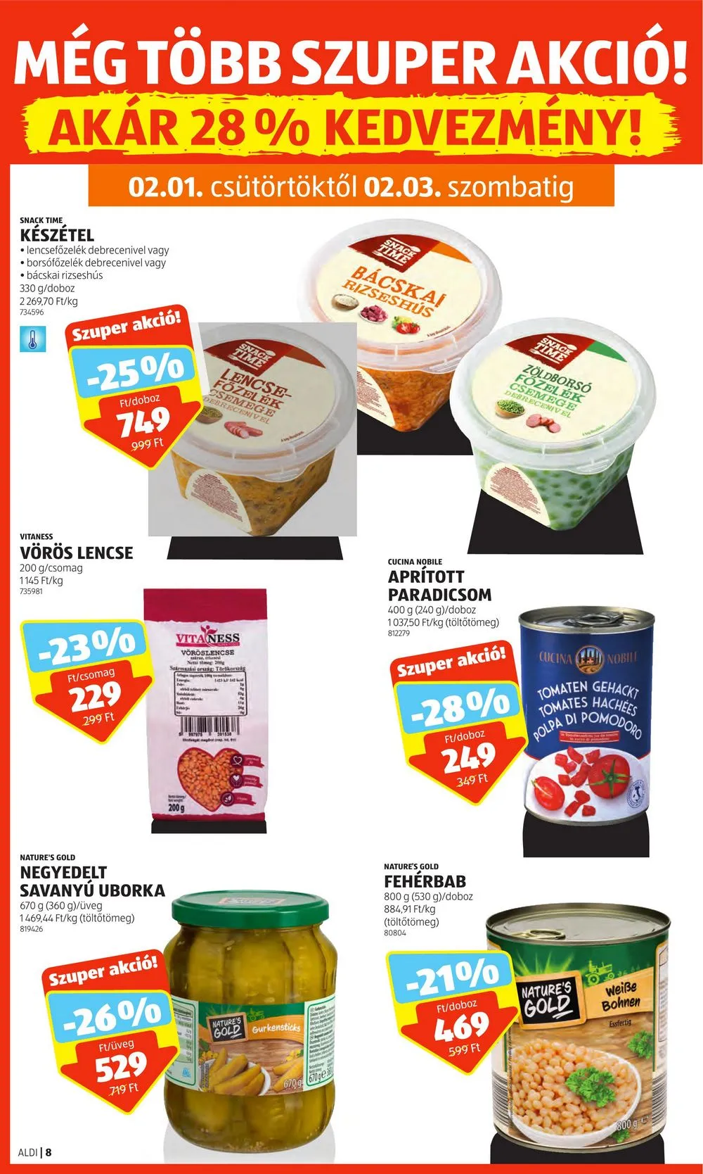 Aldi akciós újság 02.01–02.07 – 10. oldal