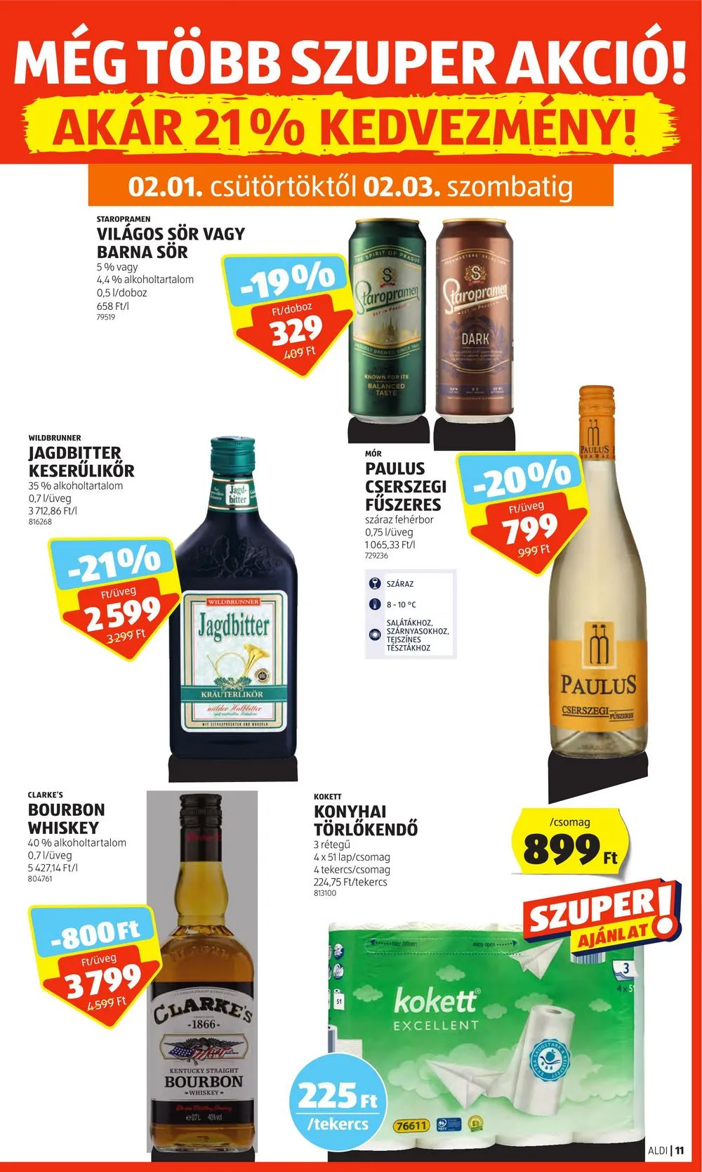 Aldi akciós újság 02.01–02.07 – 13. oldal