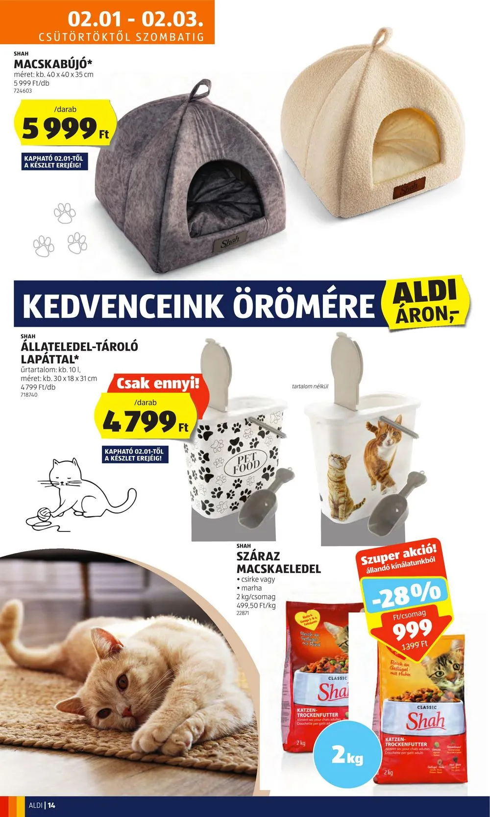 Aldi akciós újság 02.01–02.07 – 16. oldal