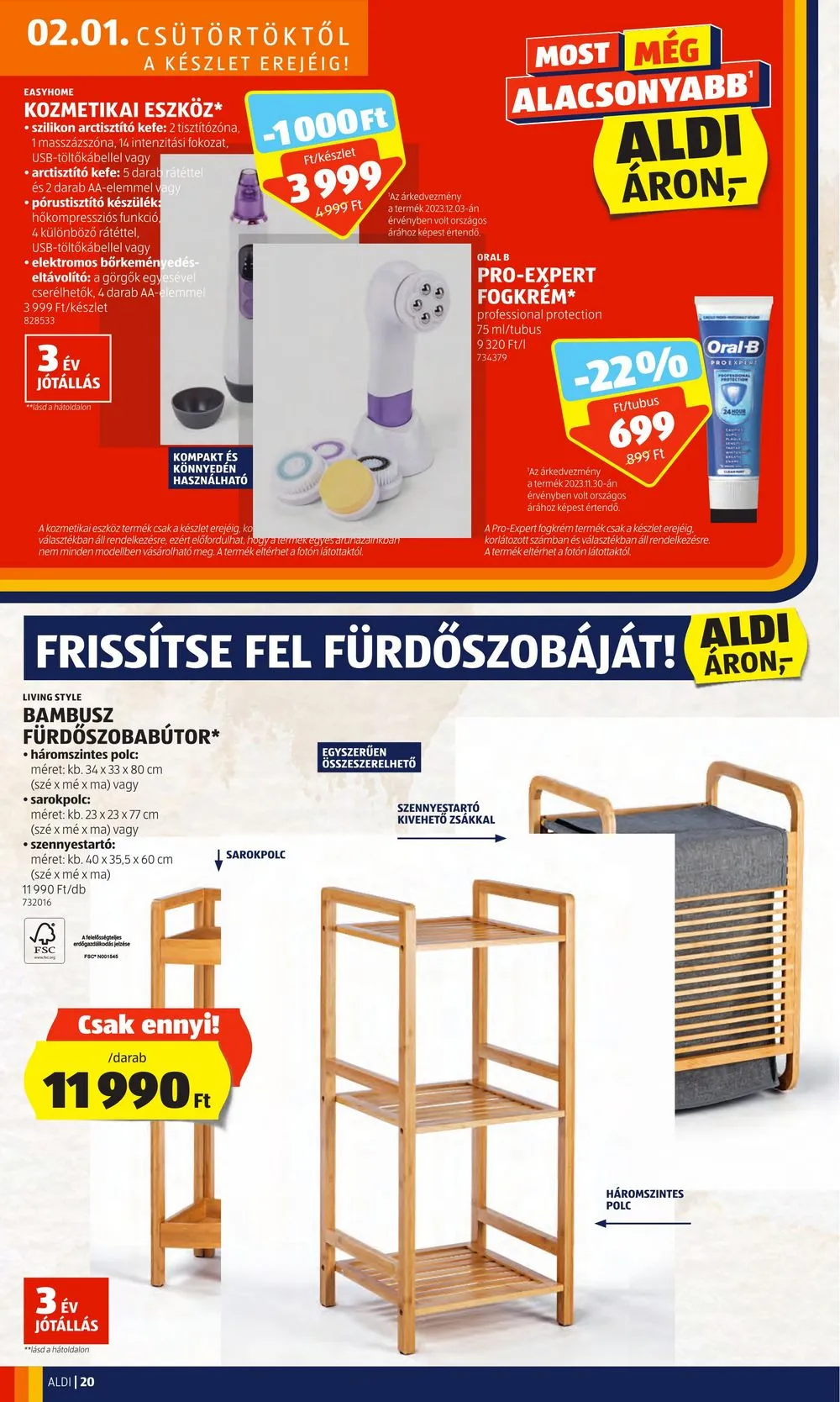 Aldi akciós újság 02.01–02.07 – 22. oldal