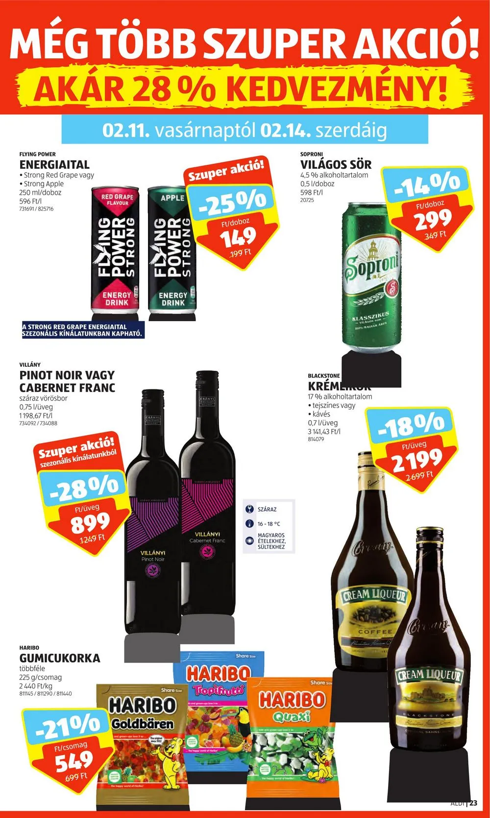 Aldi akciós újság 02.08–02.14 – 29. oldal