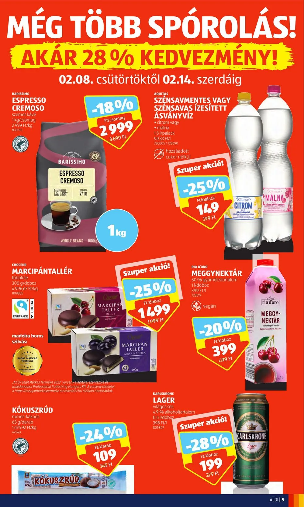 Aldi akciós újság 02.08–02.14 – 5. oldal