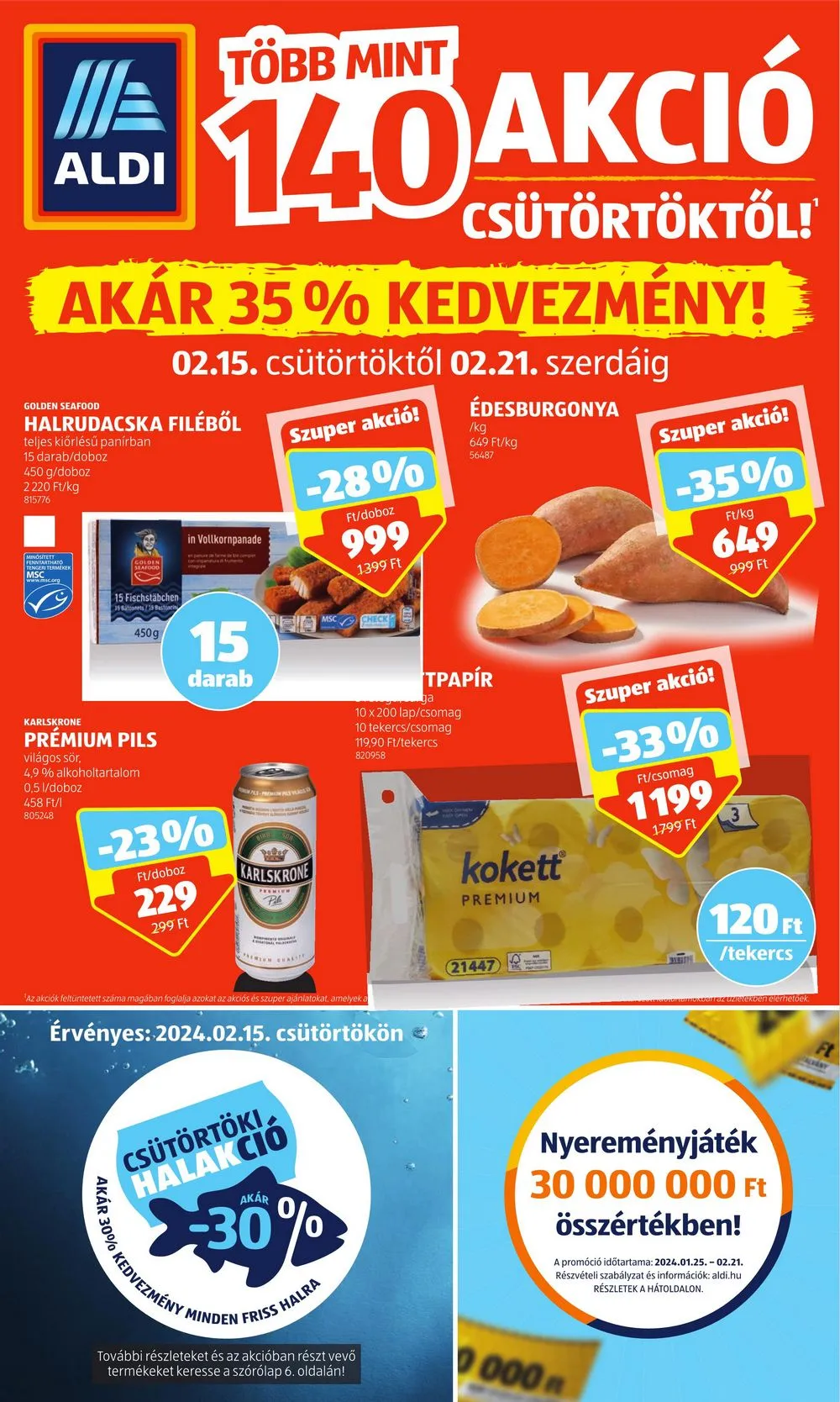 Aldi akciós újság 02.15–02.21