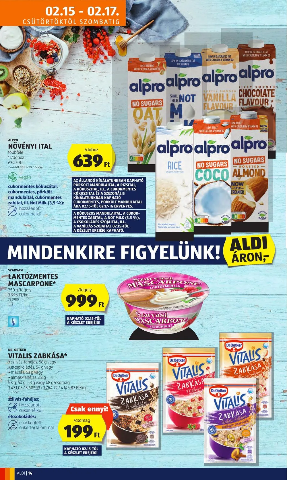 Aldi akciós újság 02.15–02.21 – 18. oldal