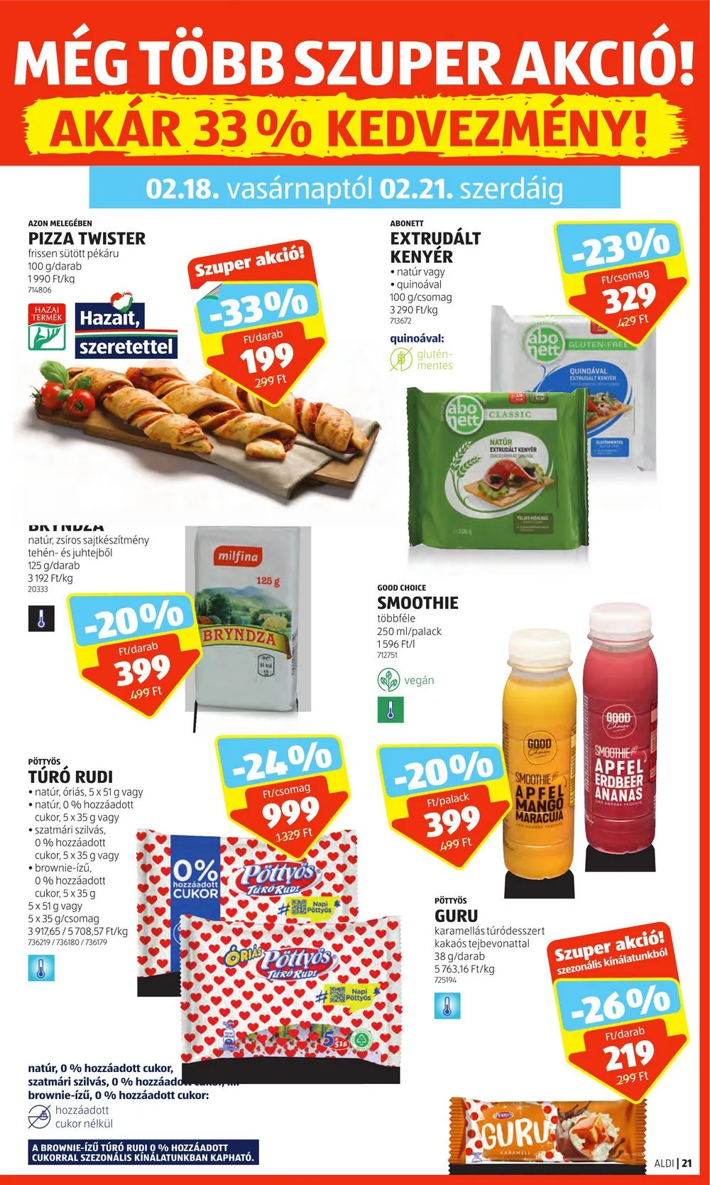 Aldi akciós újság 02.15–02.21 – 25. oldal