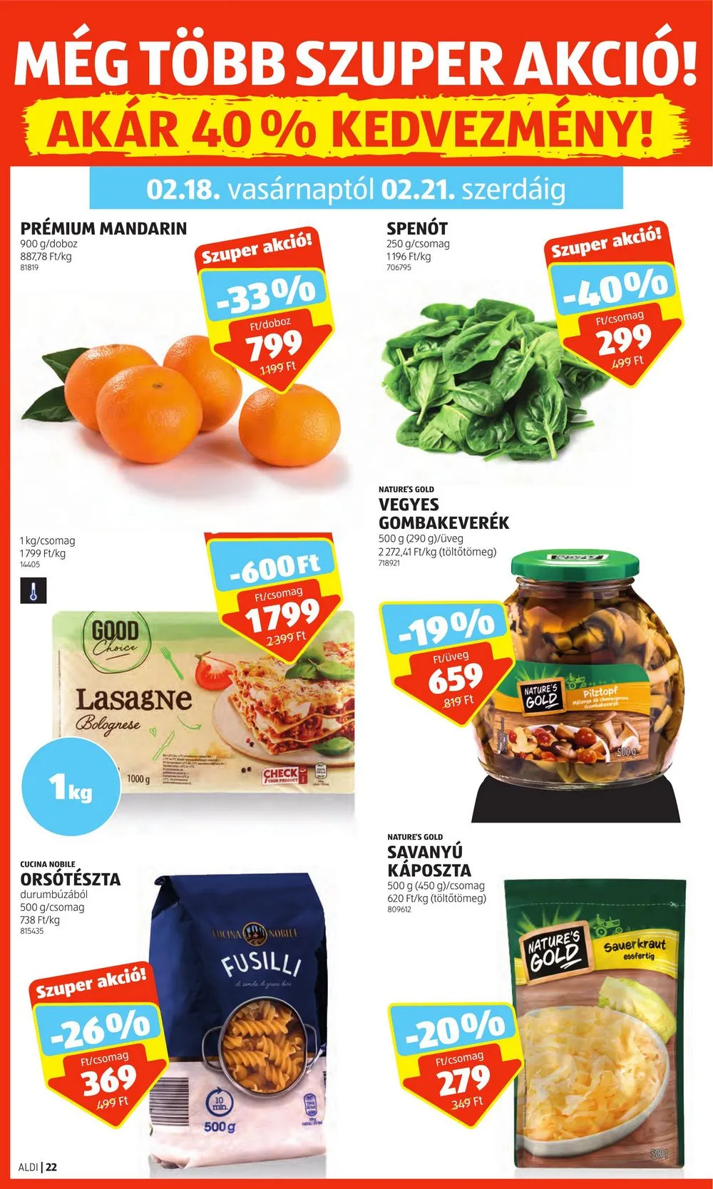 Aldi akciós újság 02.15–02.21 – 26. oldal