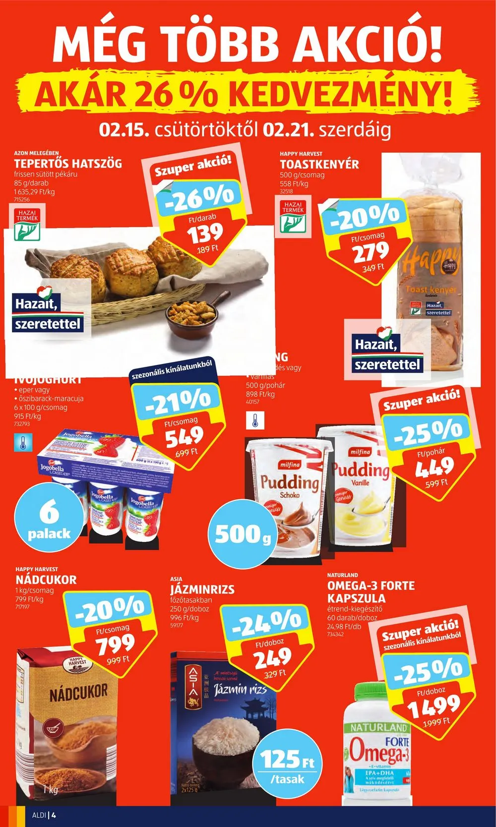 Aldi akciós újság 02.15–02.21 – 4. oldal