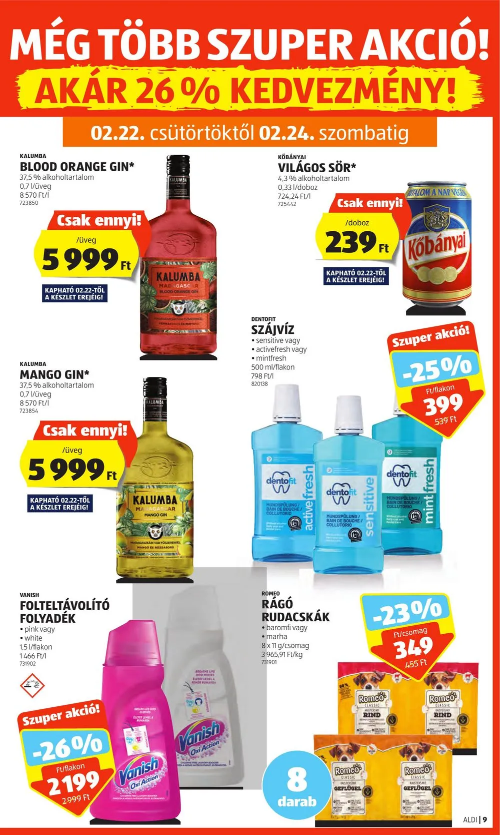 Aldi akciós újság Lapzhato 02.22–02.28 – 11. oldal