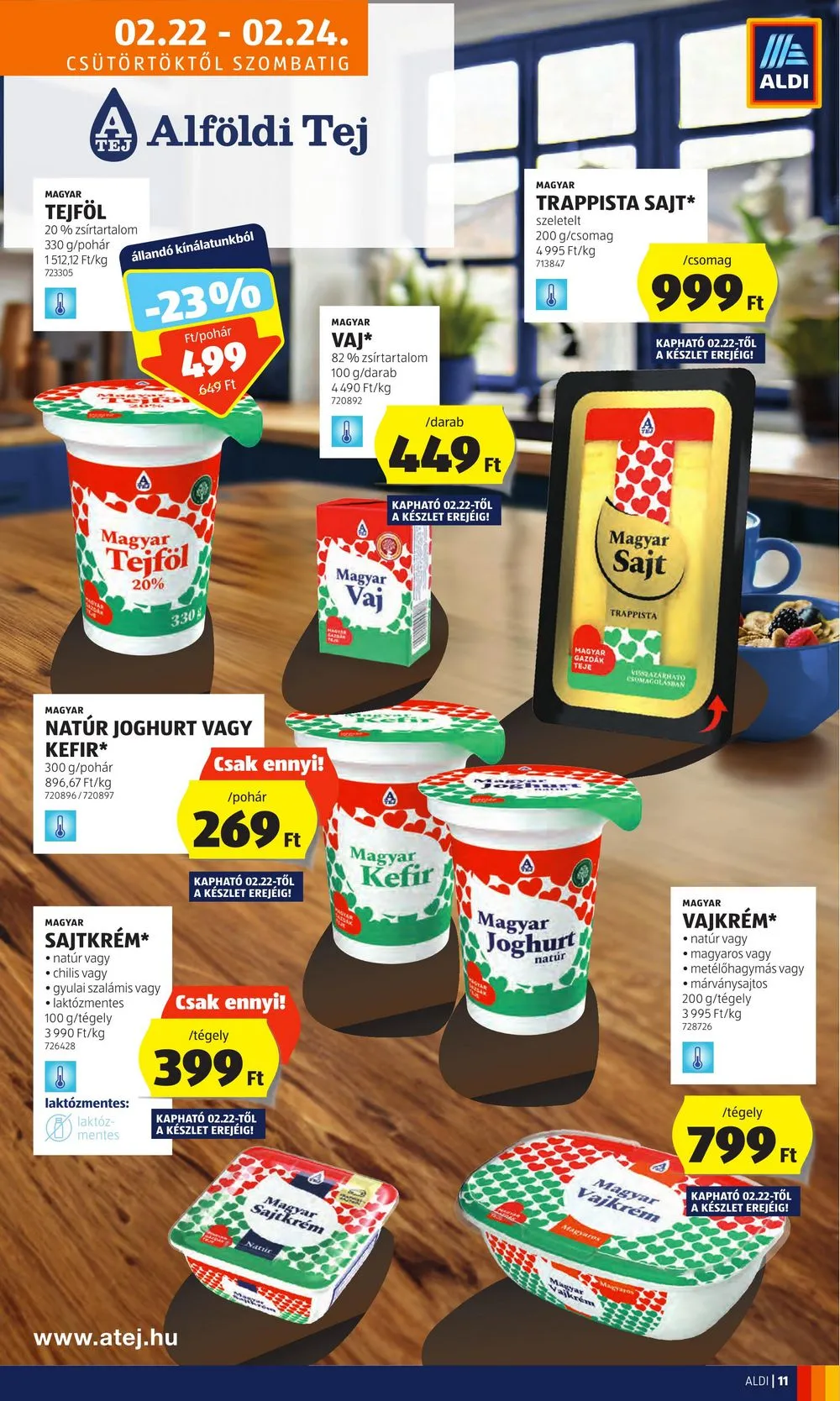 Aldi akciós újság Lapzhato 02.22–02.28 – 13. oldal