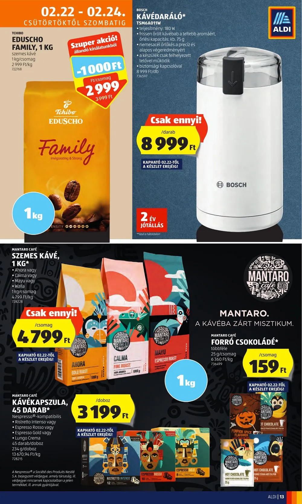 Aldi akciós újság Lapzhato 02.22–02.28 – 15. oldal