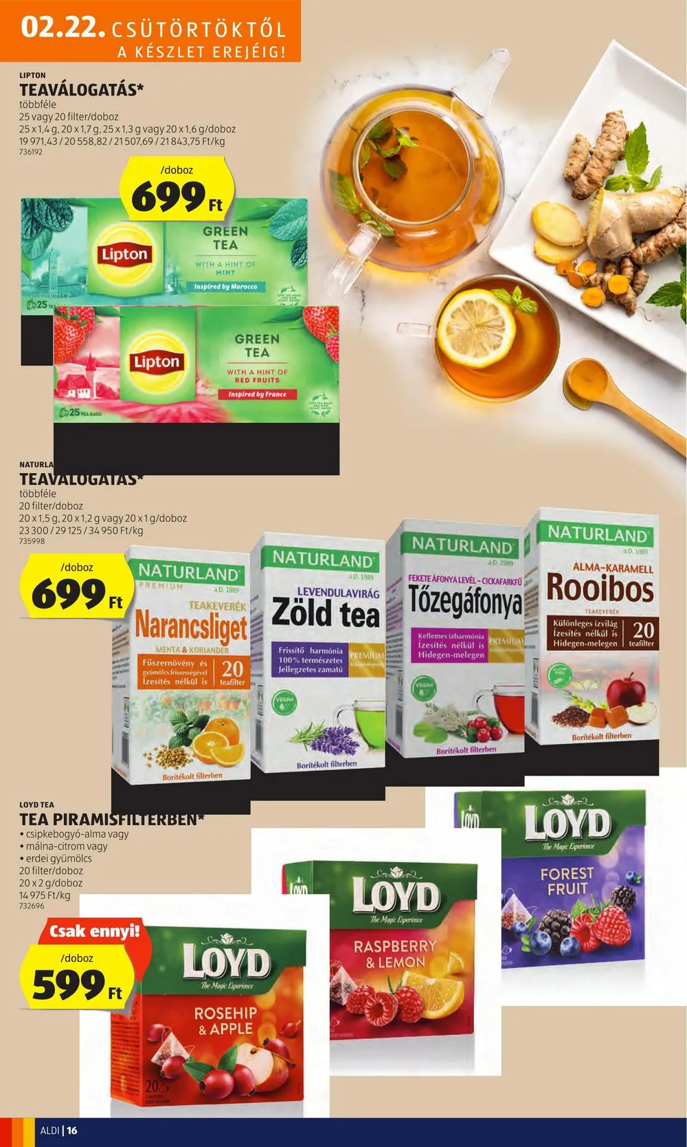 Aldi akciós újság Lapzhato 02.22–02.28 – 18. oldal