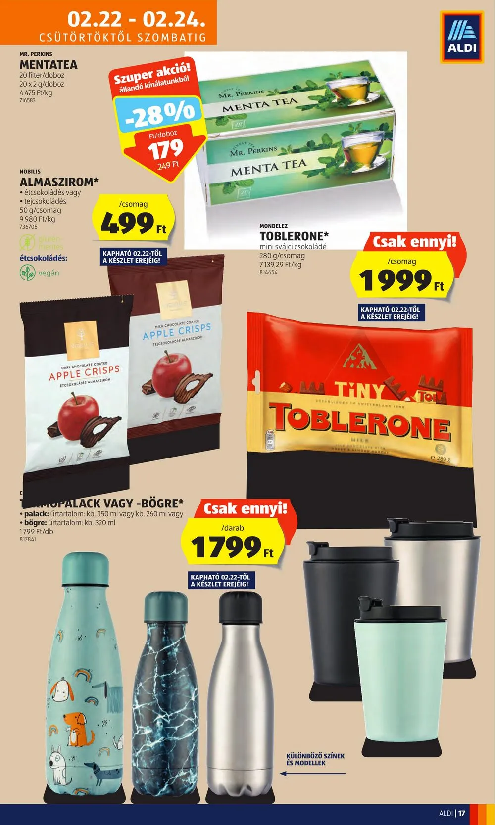 Aldi akciós újság Lapzhato 02.22–02.28 – 19. oldal