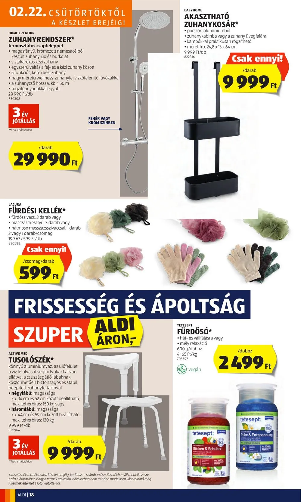 Aldi akciós újság Lapzhato 02.22–02.28 – 20. oldal