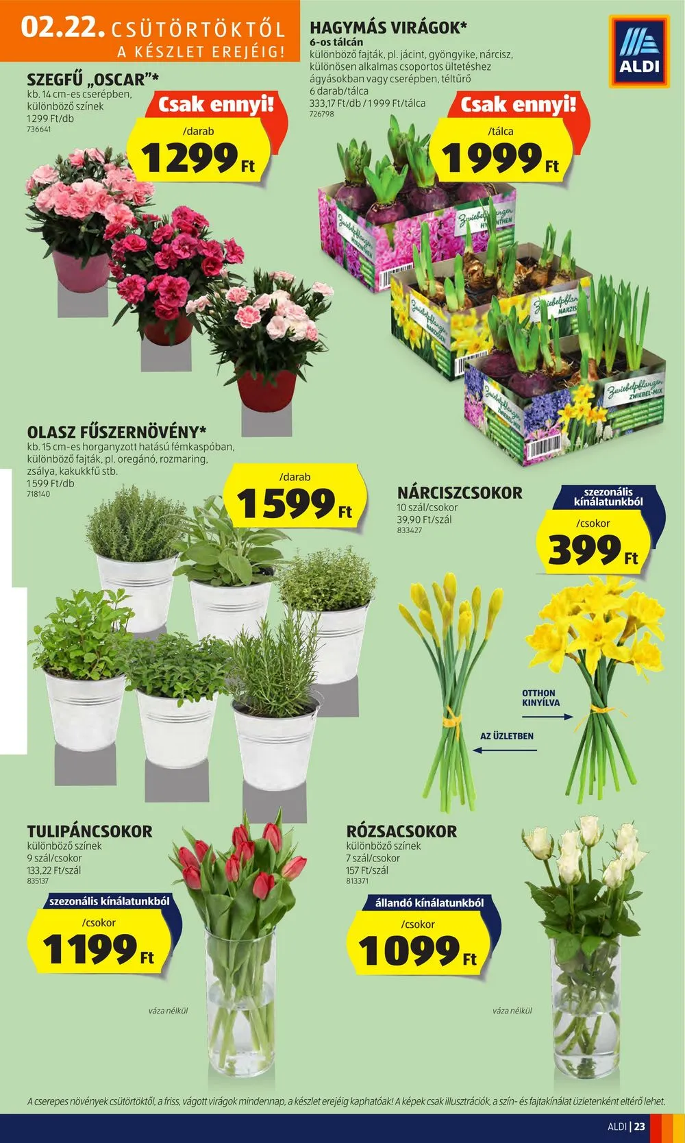 Aldi akciós újság Lapzhato 02.22–02.28 – 25. oldal
