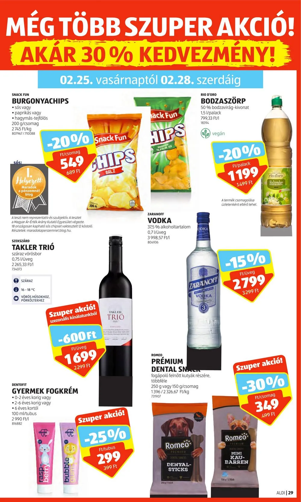 Aldi akciós újság Lapzhato 02.22–02.28 – 33. oldal