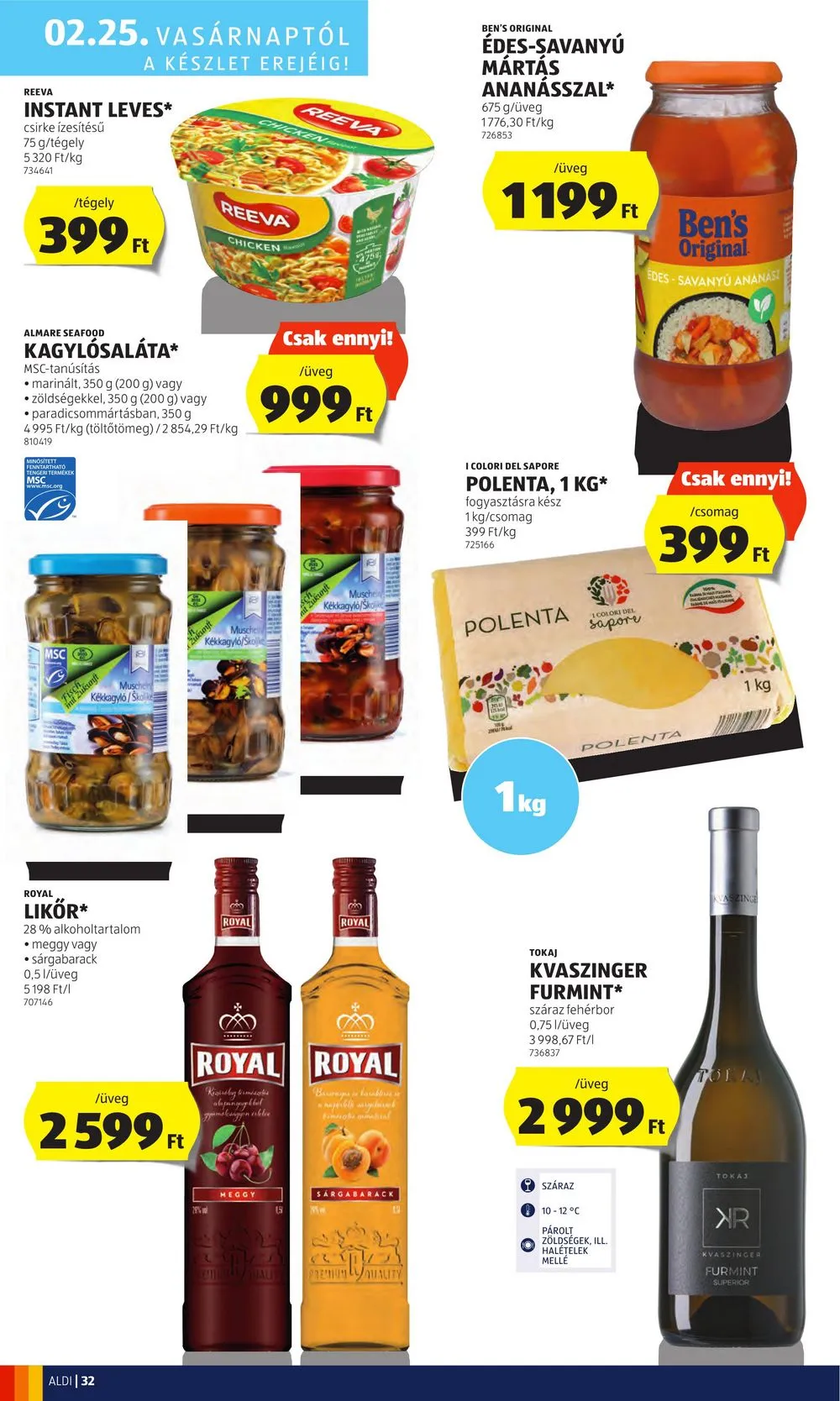 Aldi akciós újság Lapzhato 02.22–02.28 – 36. oldal