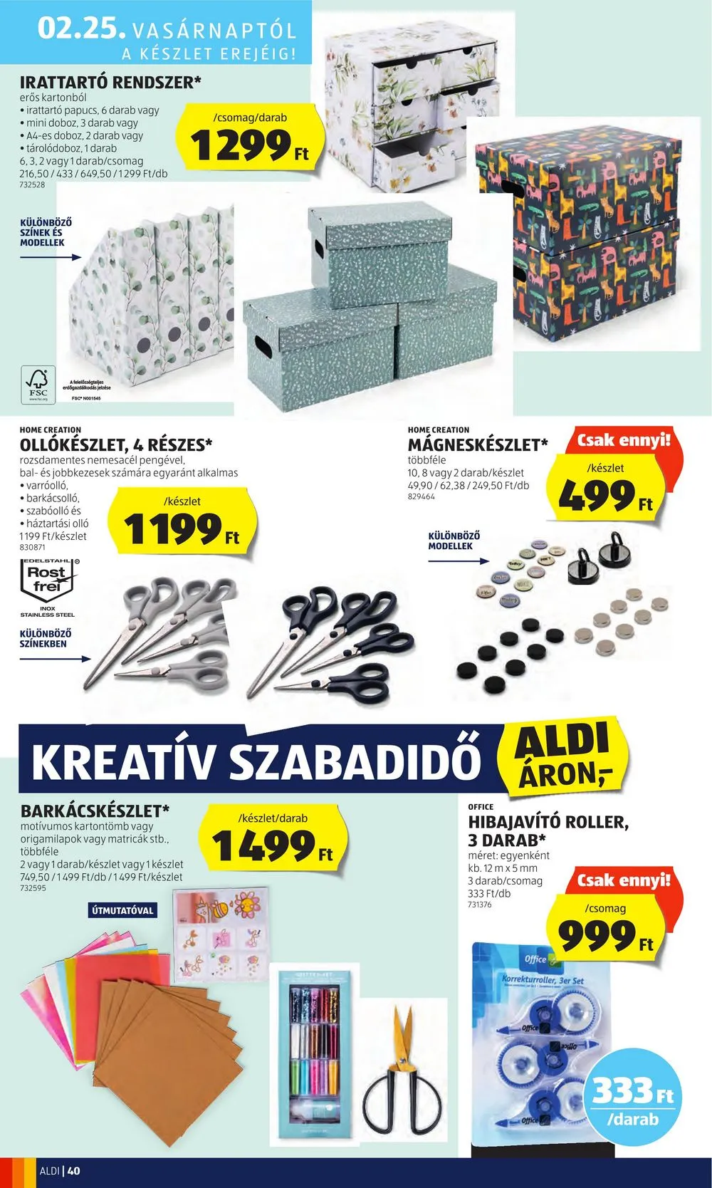 Aldi akciós újság Lapzhato 02.22–02.28 – 44. oldal