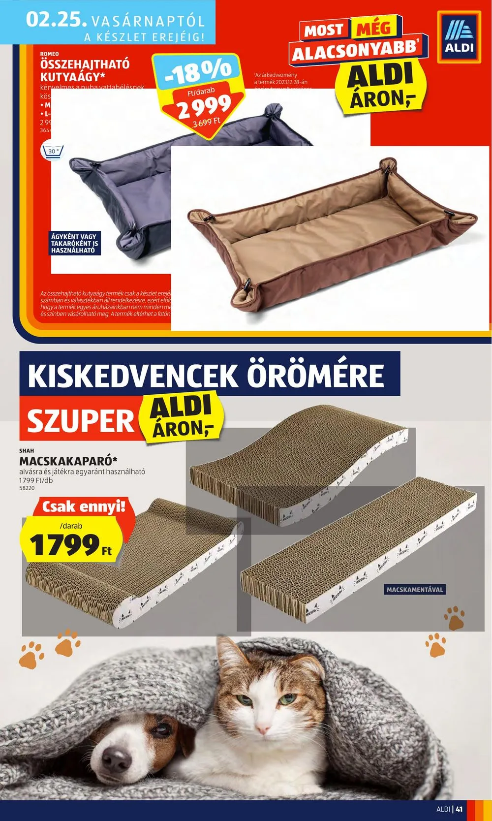 Aldi akciós újság Lapzhato 02.22–02.28 – 45. oldal