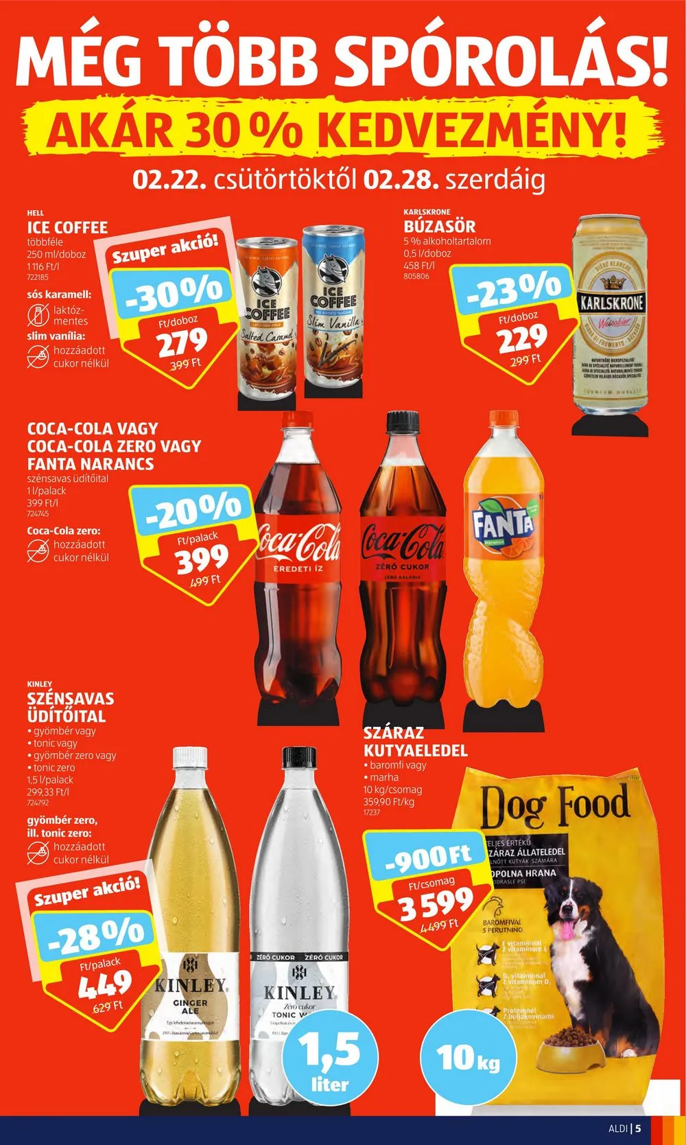 Aldi akciós újság Lapzhato 02.22–02.28 – 5. oldal