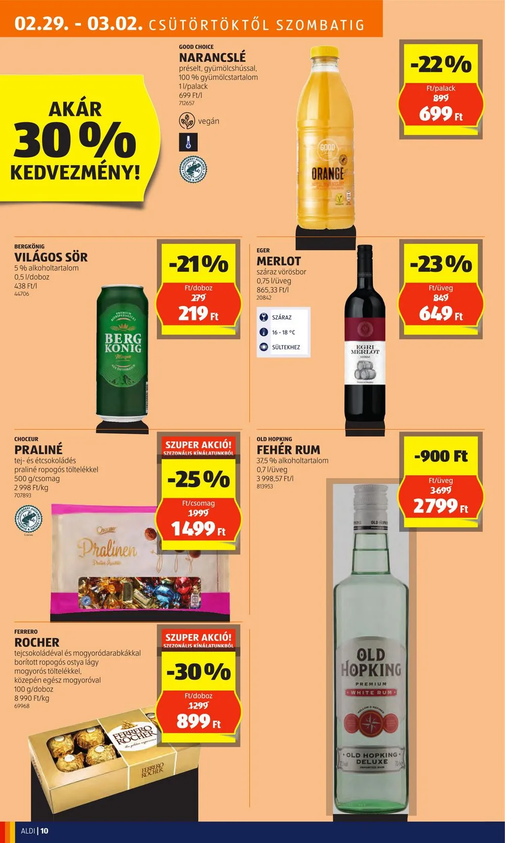 Aldi akciós újság 02.29–03.06 – 12. oldal