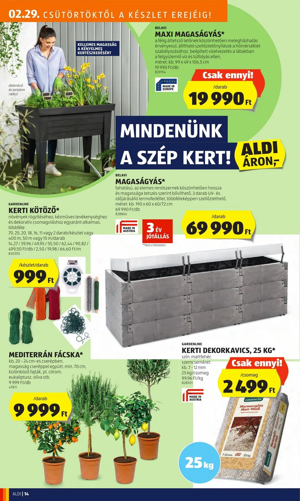 Aldi akciós újság 02.29–03.06 – 16. oldal