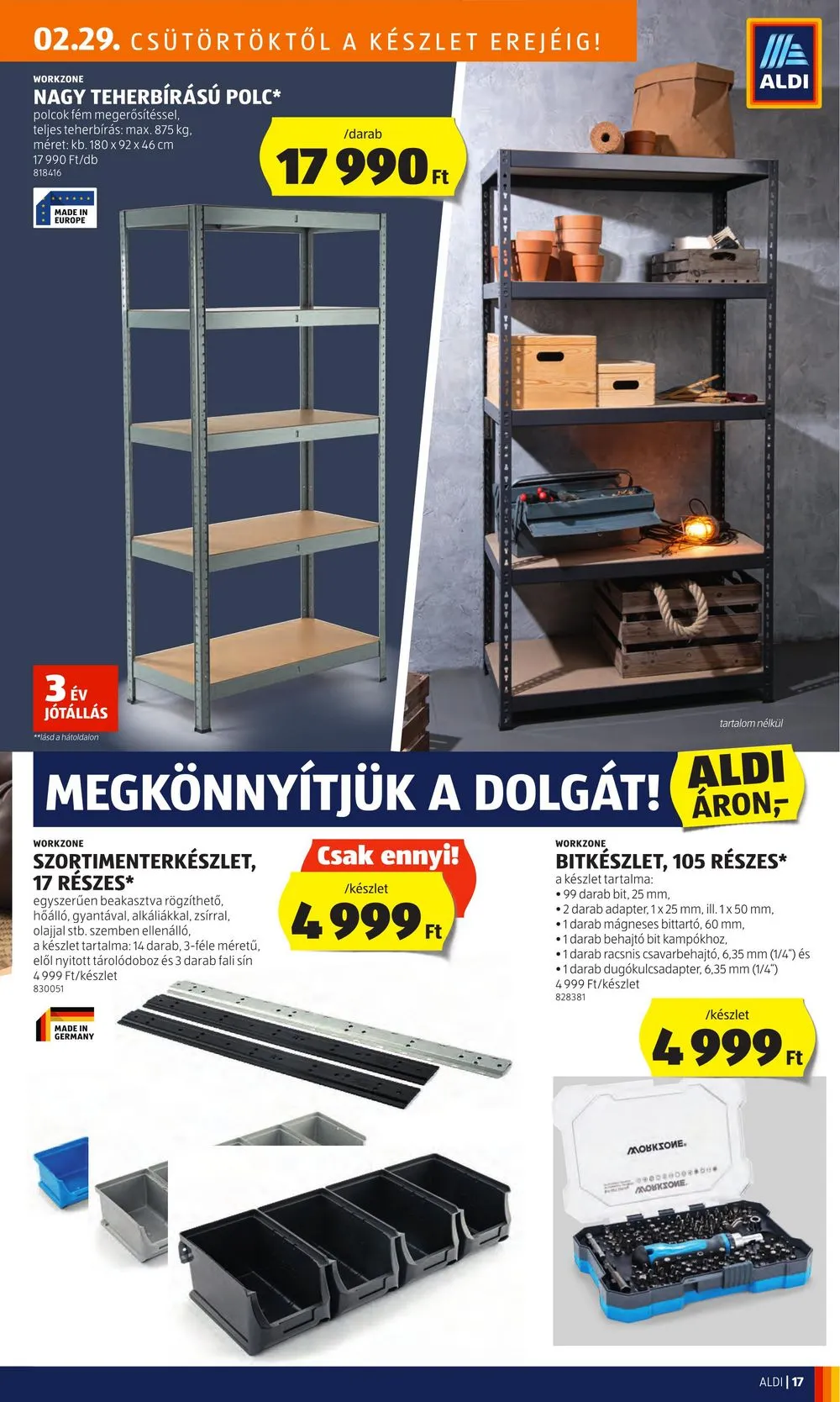 Aldi akciós újság 02.29–03.06 – 19. oldal