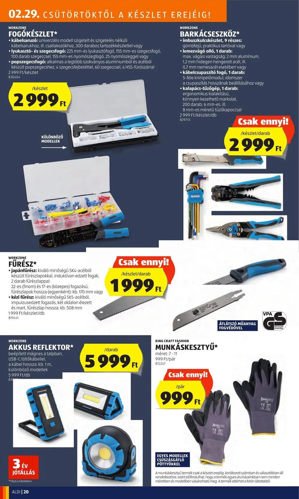 Aldi akciós újság 02.29–03.06 – 22. oldal