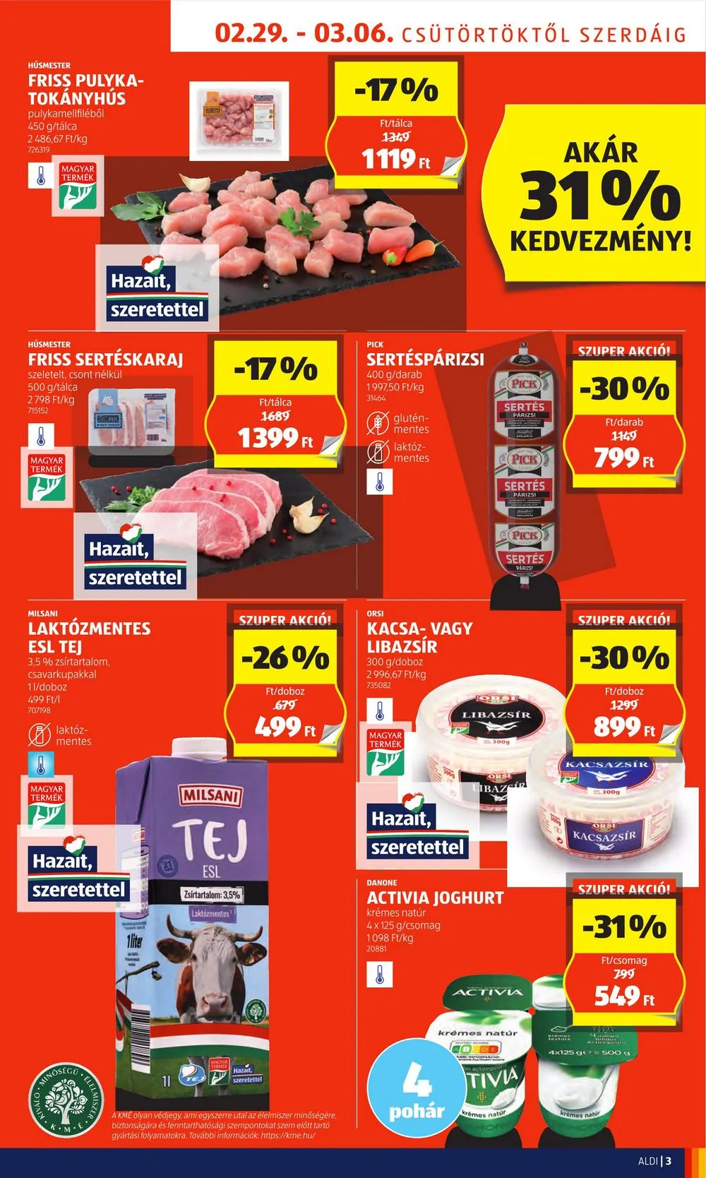 Aldi akciós újság 02.29–03.06 – 3. oldal