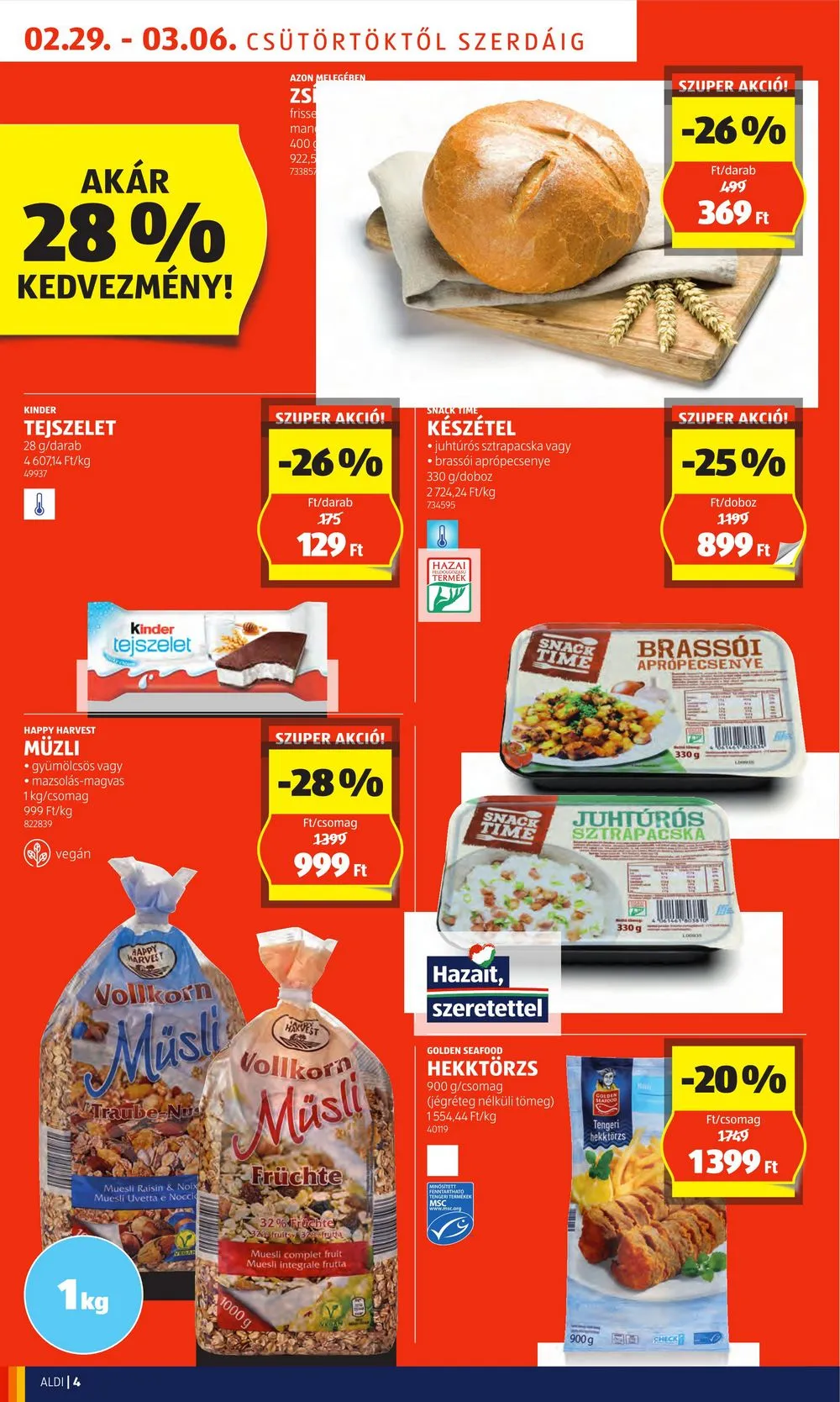 Aldi akciós újság 02.29–03.06 – 4. oldal