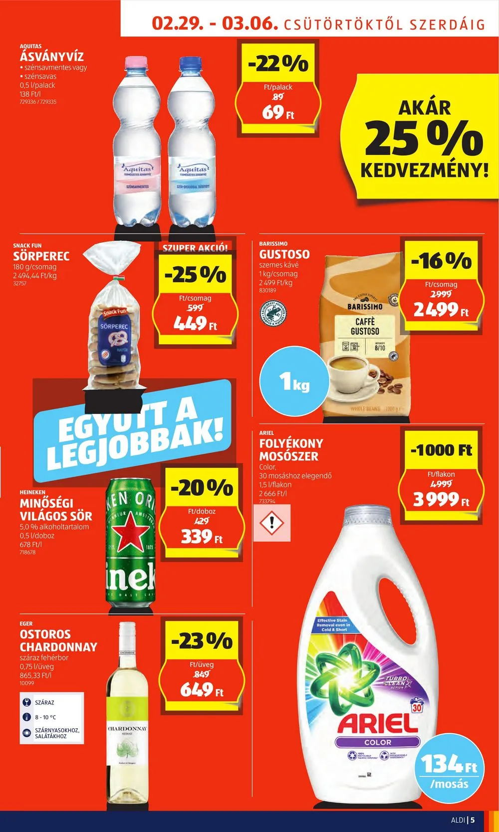 Aldi akciós újság 02.29–03.06 – 5. oldal