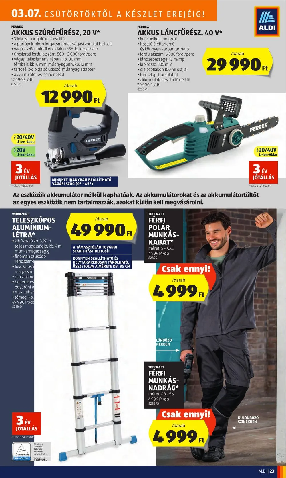Aldi akciós újság 03.07–03.13 – 25. oldal