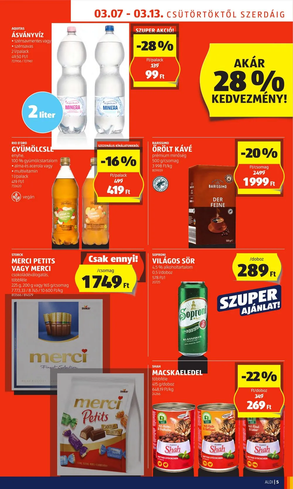 Aldi akciós újság 03.07–03.13 – 5. oldal