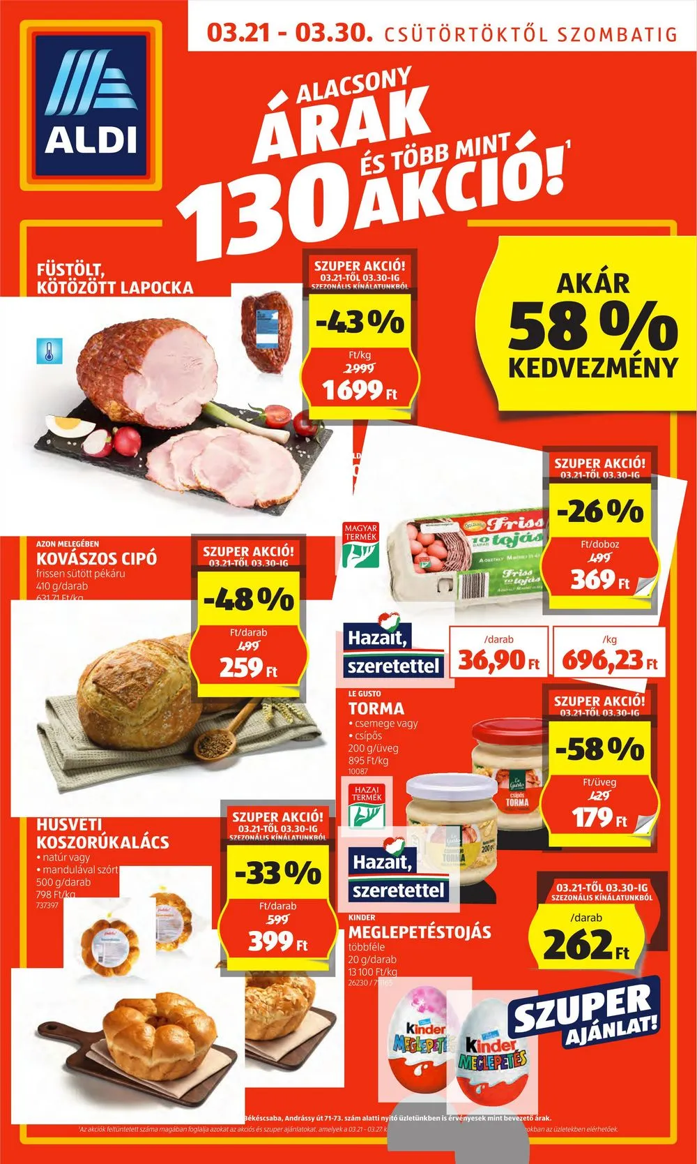 Aldi akciós újság 03.21–03.30