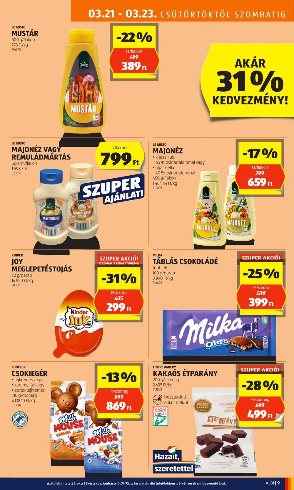 Aldi akciós újság 03.21–03.30 – 11. oldal
