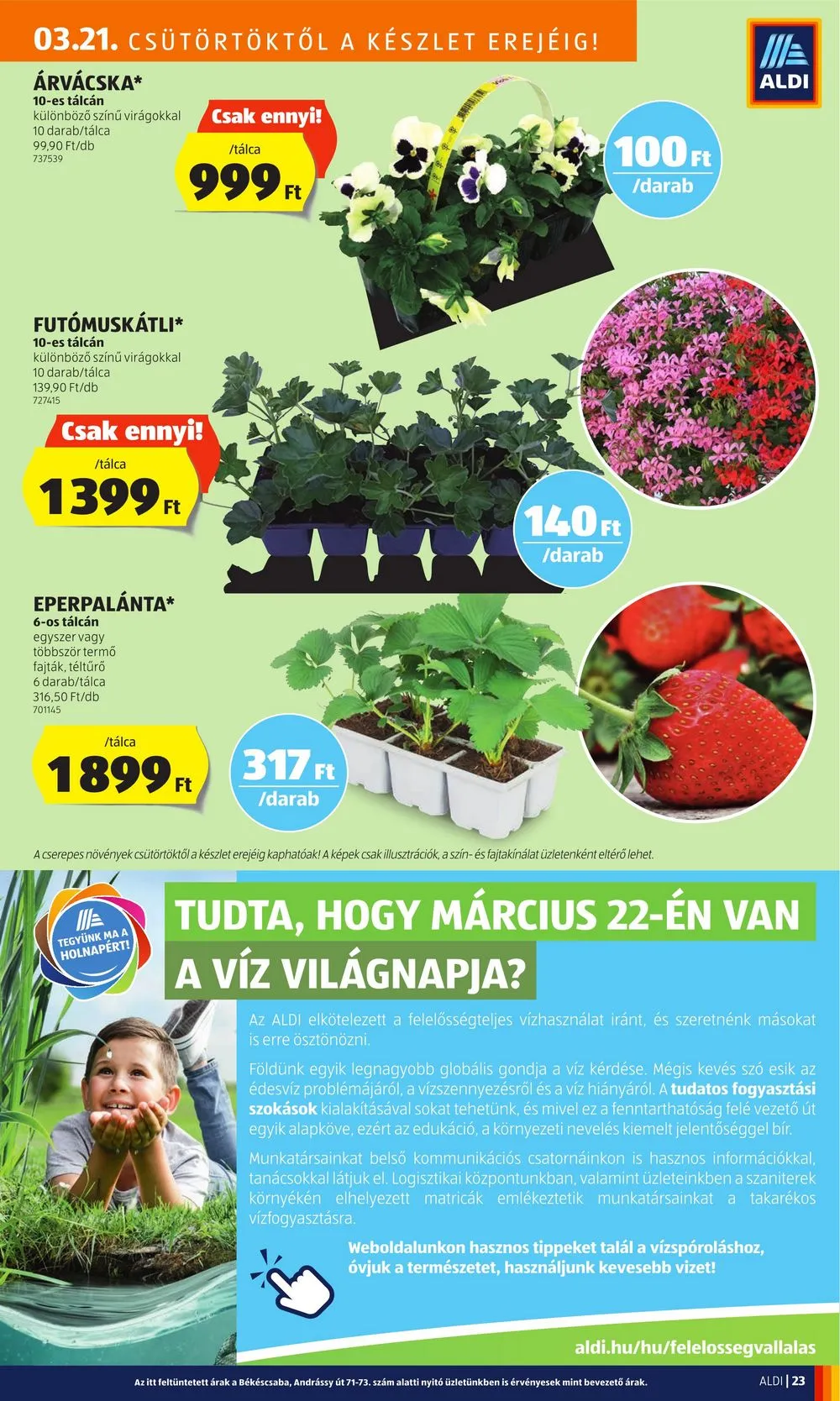 Aldi akciós újság 03.21–03.30 – 25. oldal