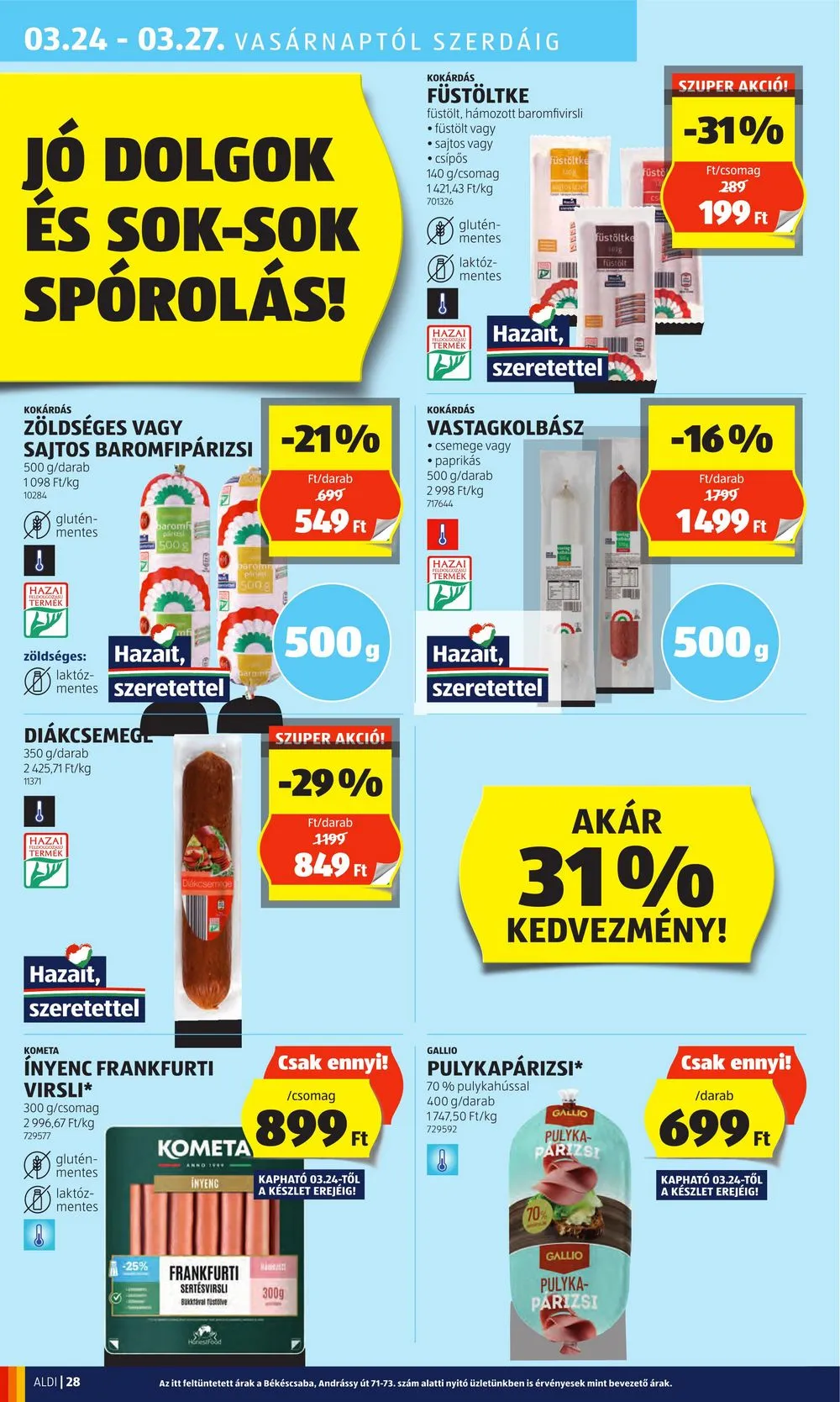 Aldi akciós újság 03.21–03.30 – 32. oldal