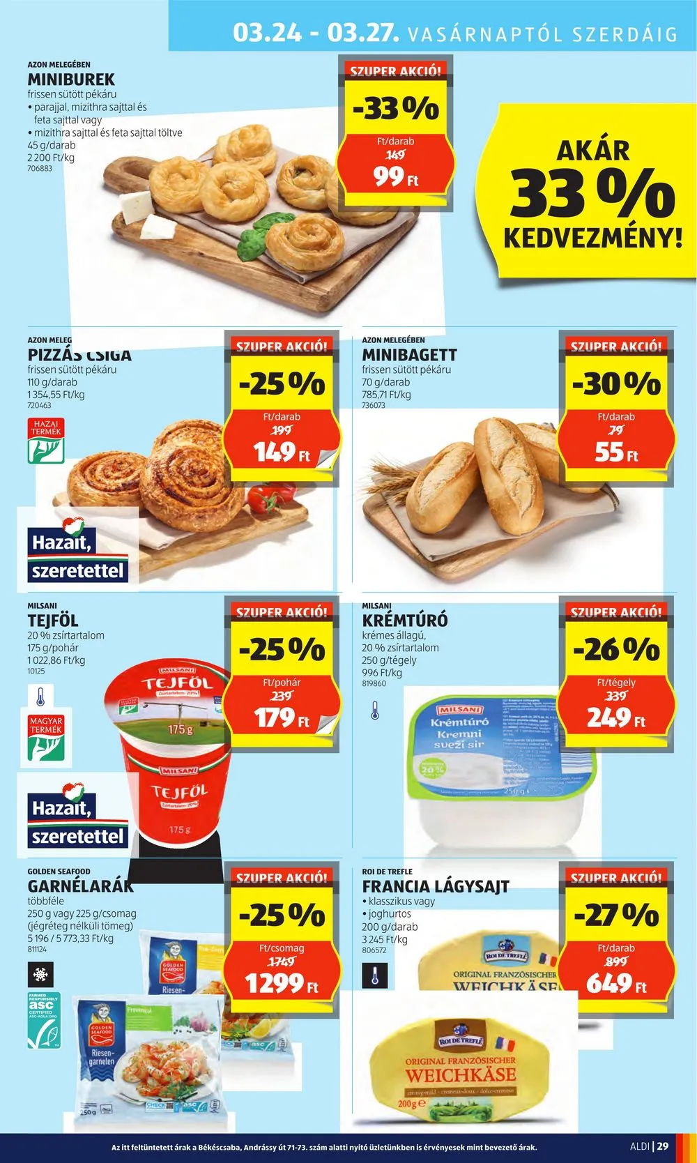 Aldi akciós újság 03.21–03.30 – 33. oldal