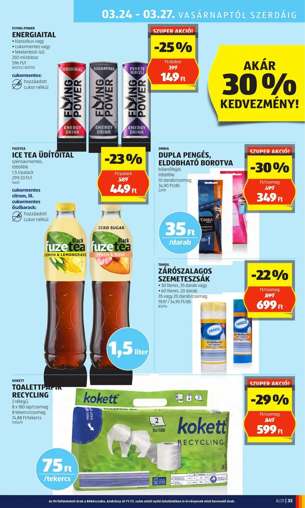 Aldi akciós újság 03.21–03.30 – 37. oldal
