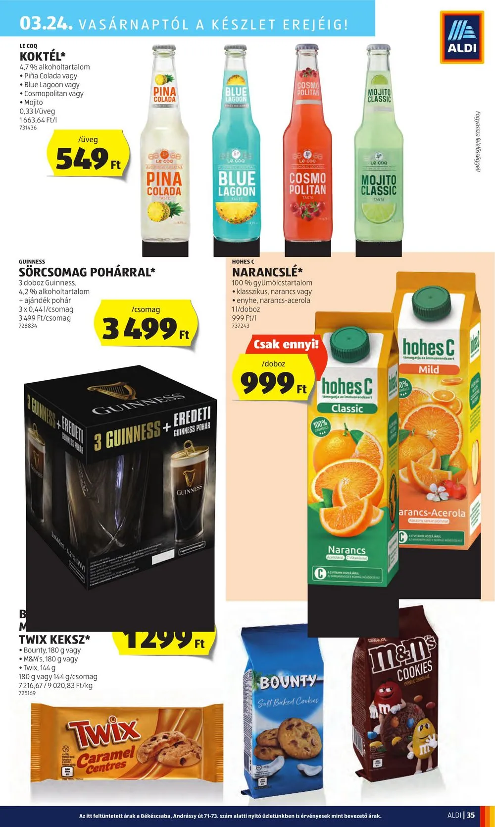 Aldi akciós újság 03.21–03.30 – 39. oldal