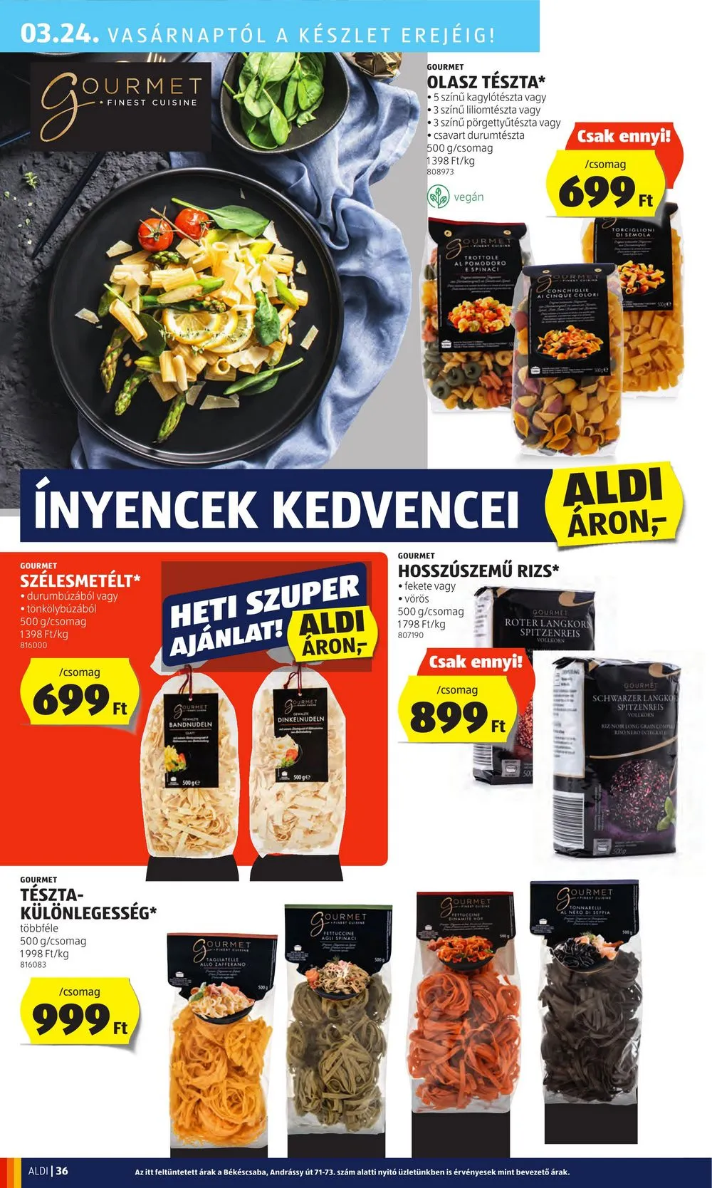 Aldi akciós újság 03.21–03.30 – 40. oldal