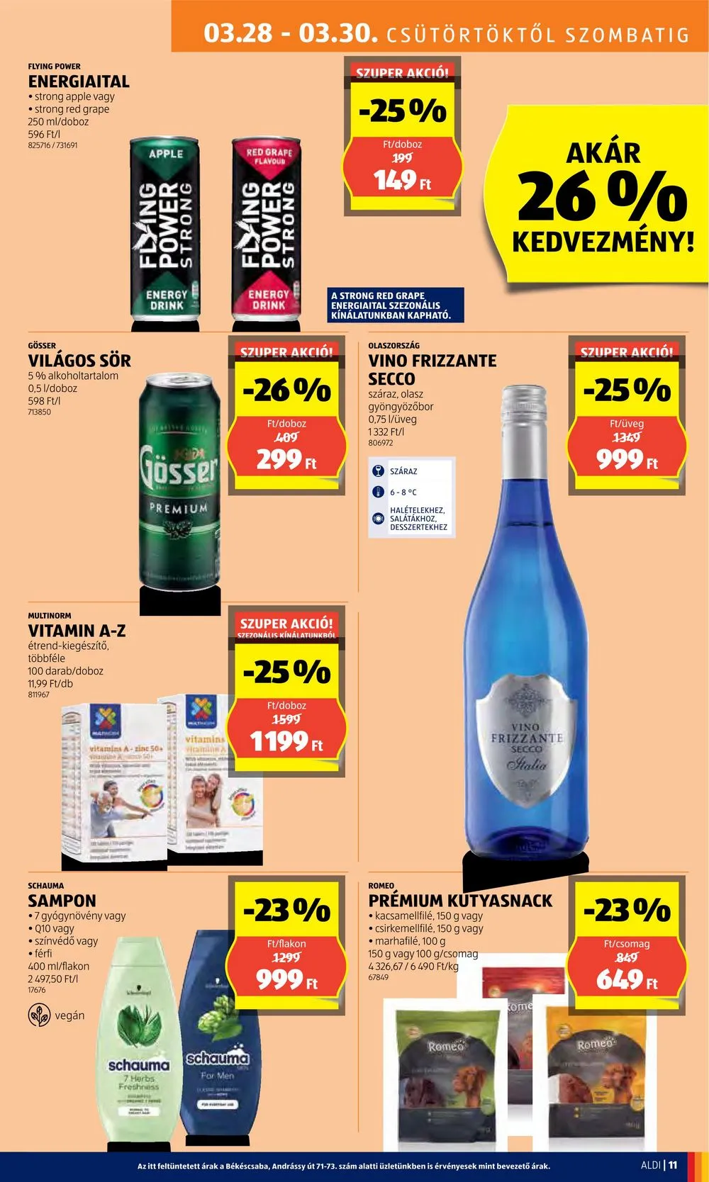 Aldi akciós újság 03.28–04.03 – 13. oldal