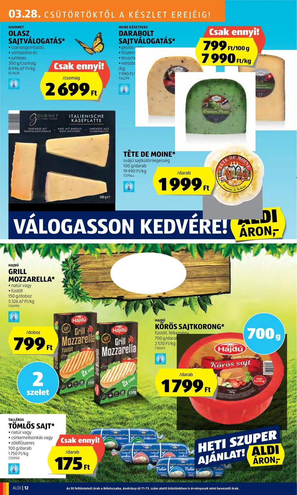 Aldi akciós újság 03.28–04.03 – 14. oldal