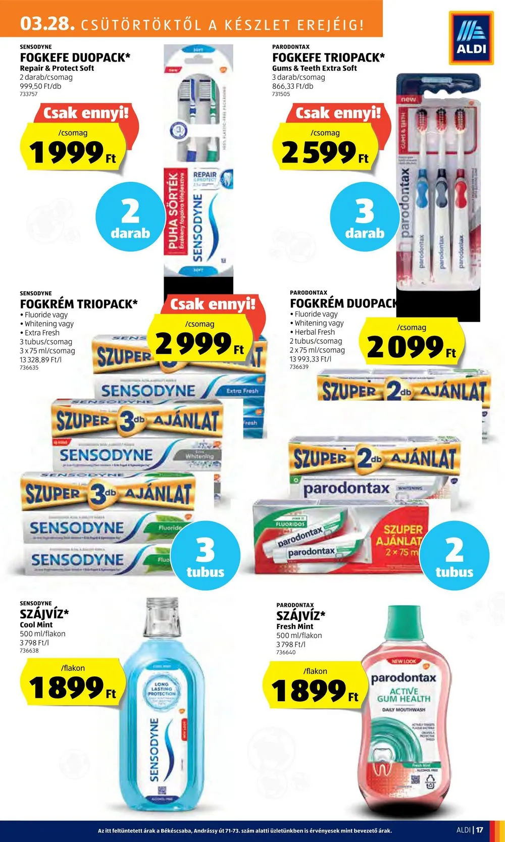 Aldi akciós újság 03.28–04.03 – 19. oldal