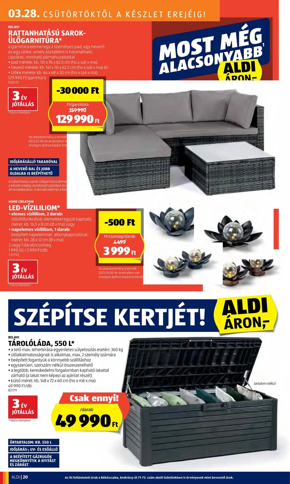 Aldi akciós újság 03.28–04.03 – 22. oldal