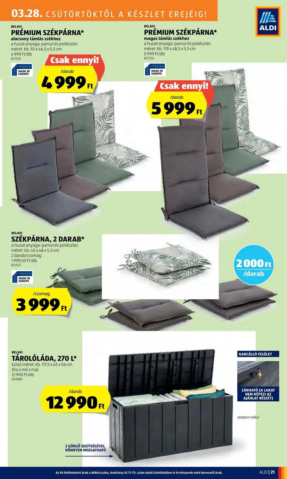 Aldi akciós újság 03.28–04.03 – 23. oldal