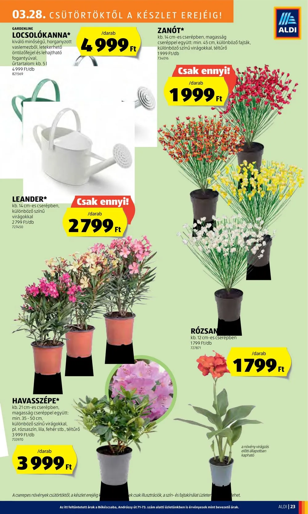 Aldi akciós újság 03.28–04.03 – 25. oldal